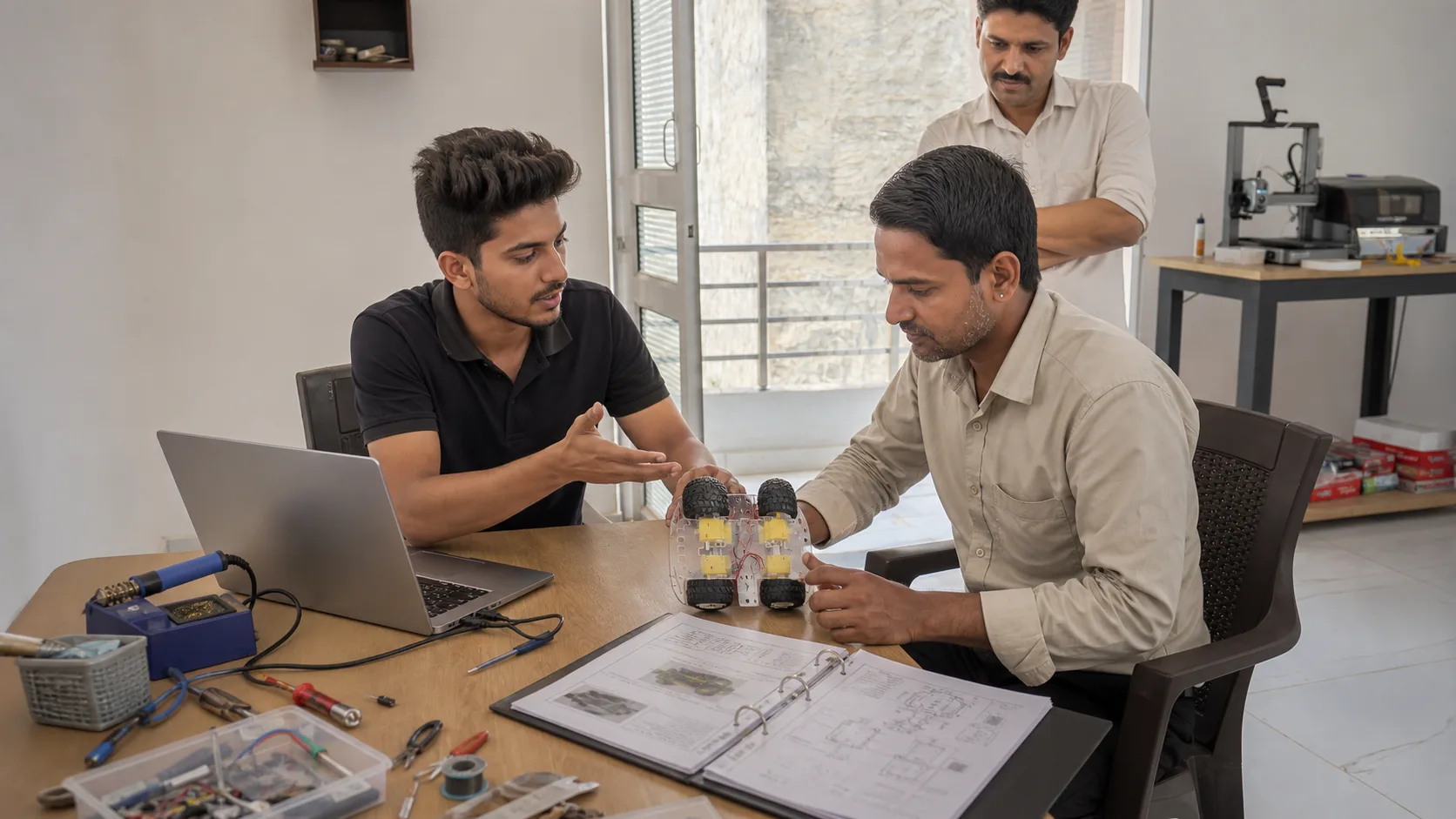 Illustrative view of a documented technology handover